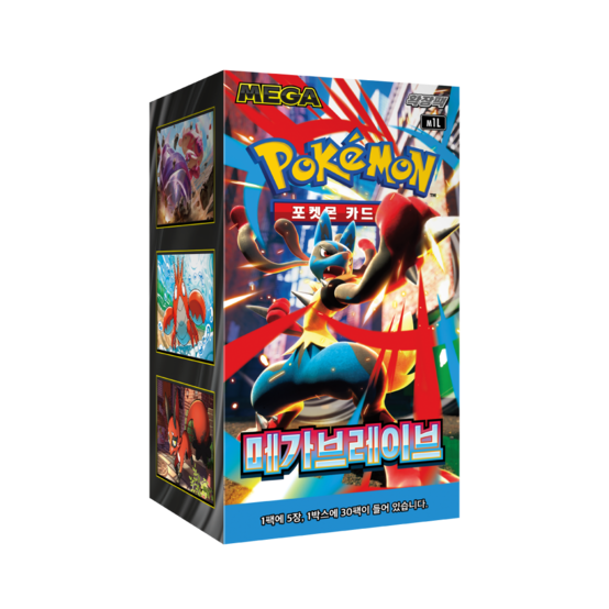 Pokémon TCG: MEGA - Brave Booster Box M1L – Korean